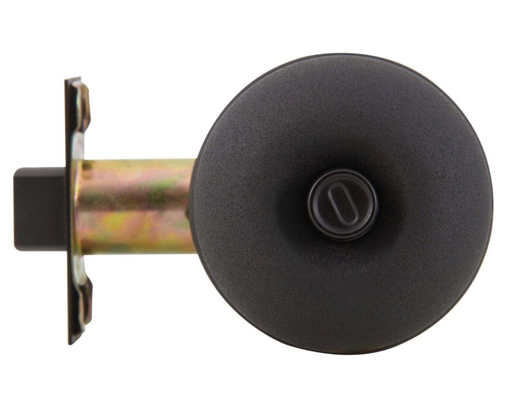 Cerradura embutir pomo baño 206 negro mate Odis-2