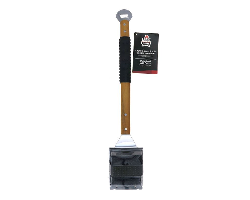 Cepillo para parrilla Premium largo Beef Maker-0