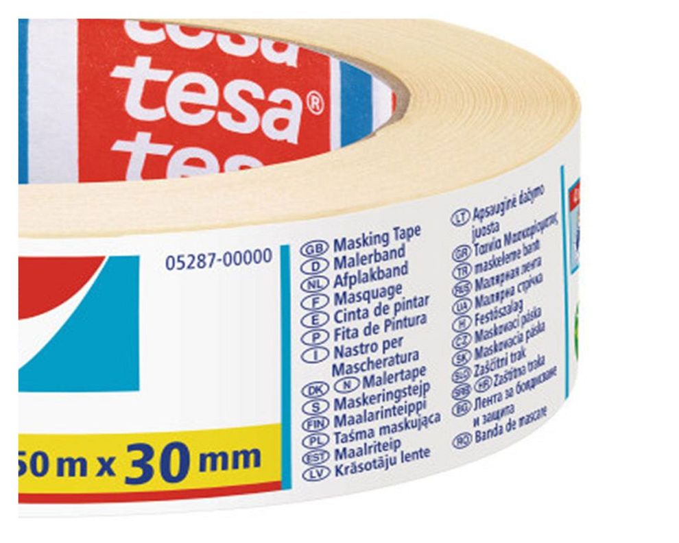 Cinta enmascarar 30mm x 50m 4 días Tesa-1
