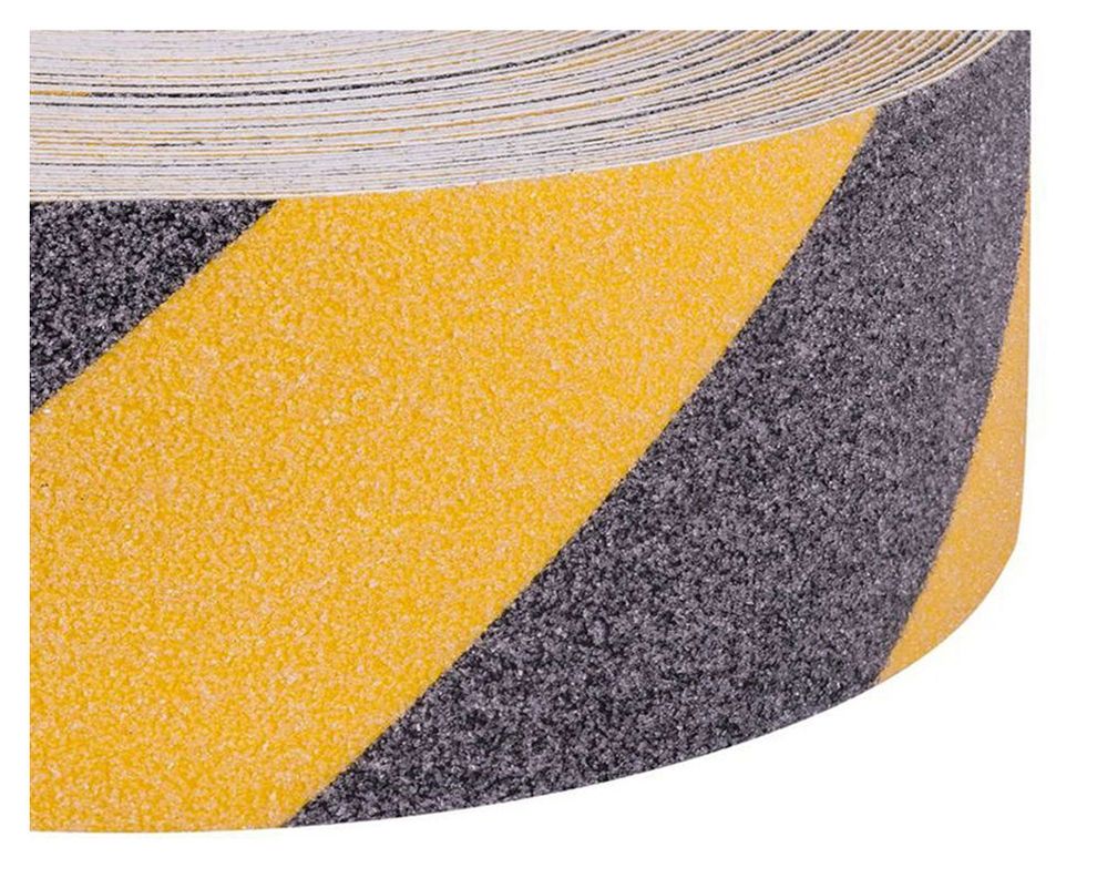 Cinta antideslizante 5 m x 50 mm negro/amarillo Tesa-1