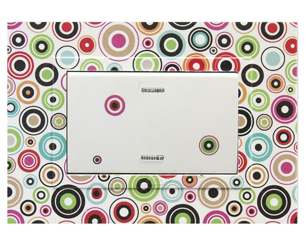 Placa armada interruptor 16A 9/24 Zen Concept Circle Kalop.-0