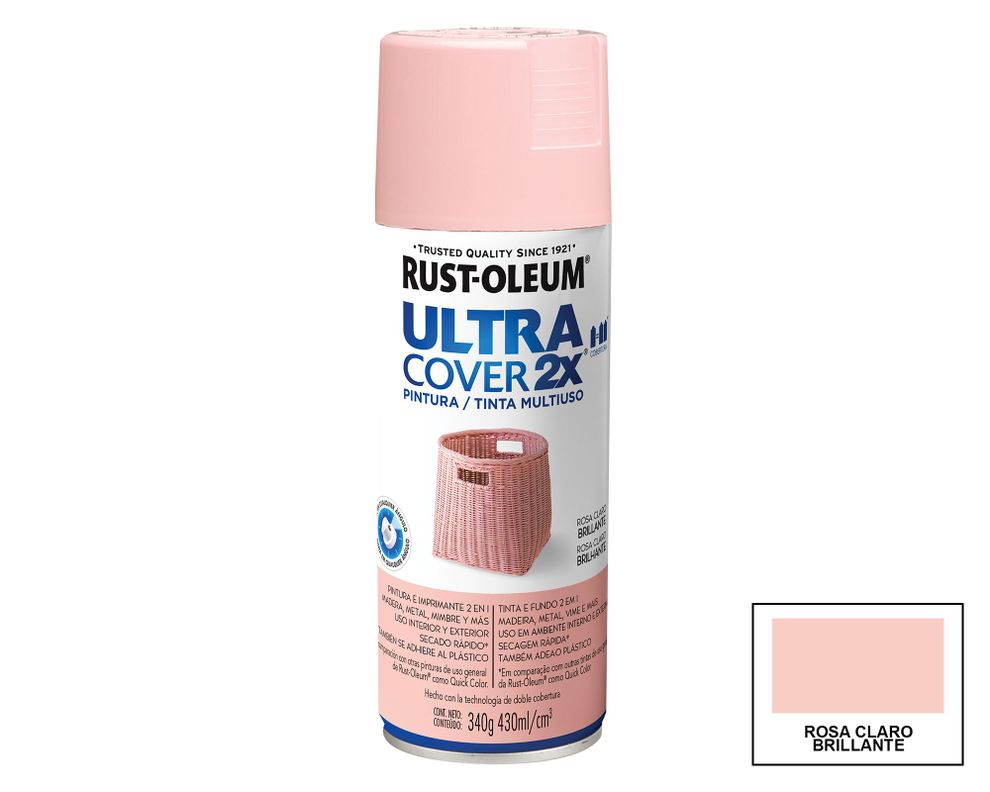 Spray multiusos rosa claro Ultra Cover 2X-0
