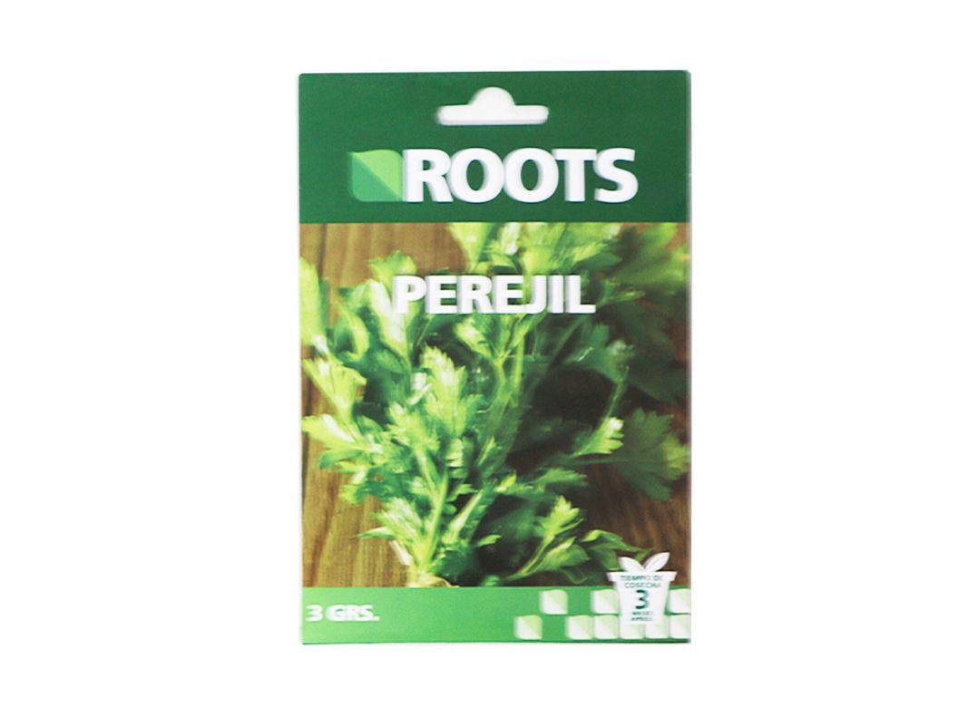 Semilla corriente desinfectada perejil gigante x3 g Roots-0