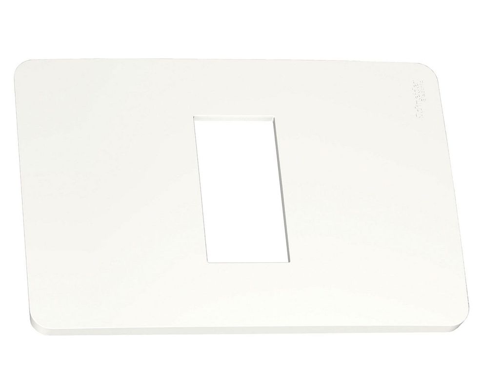 Tapa simple Orión blanco Schneider-2