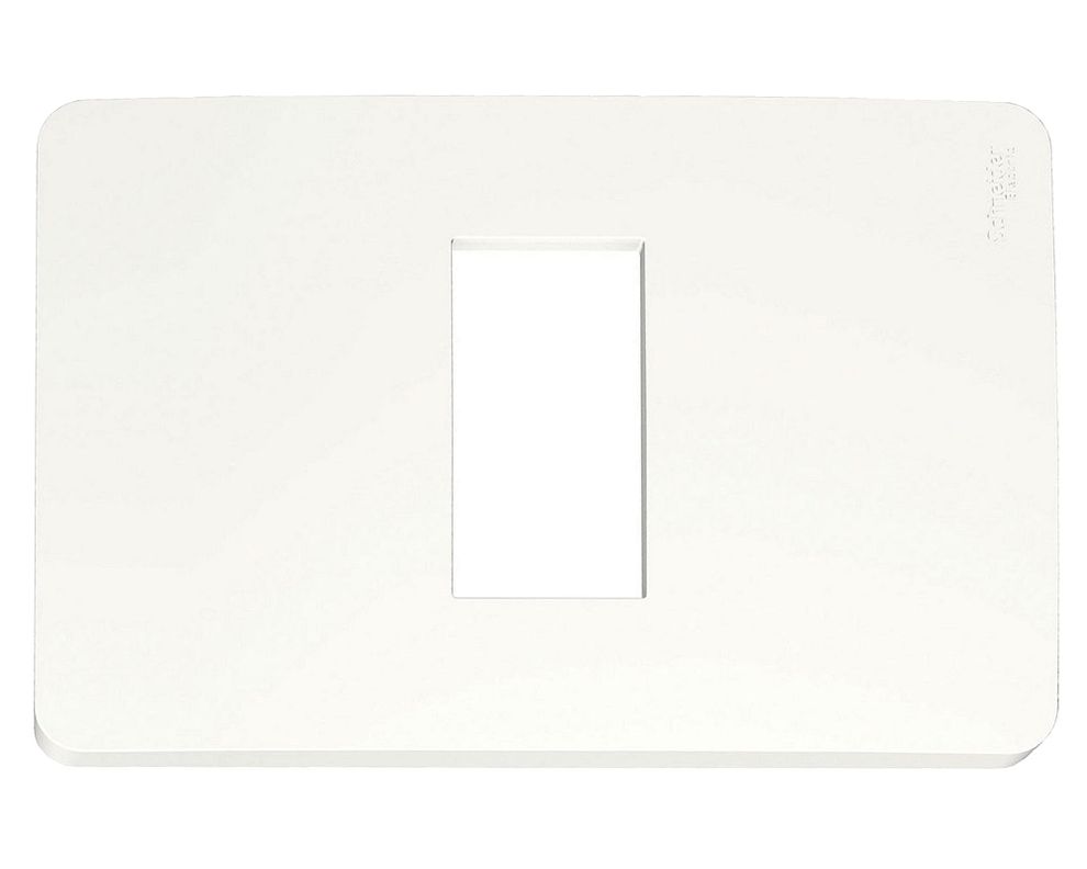 Tapa simple Orión blanco Schneider-3