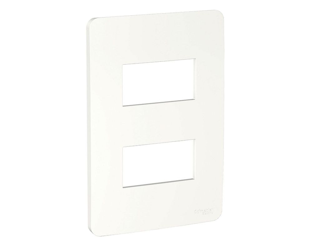 Tapa doble Orión blanco Schneider-1