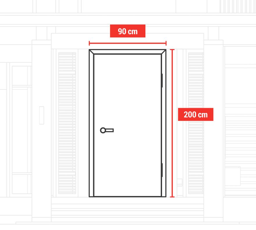 Puerta Plegable MDF Wengue 90x200 cm Termosole-4