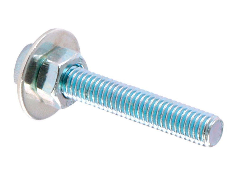 Perno cocina 5 mm x 30 mm doble ranura plateado 20 unidades Imporper-0