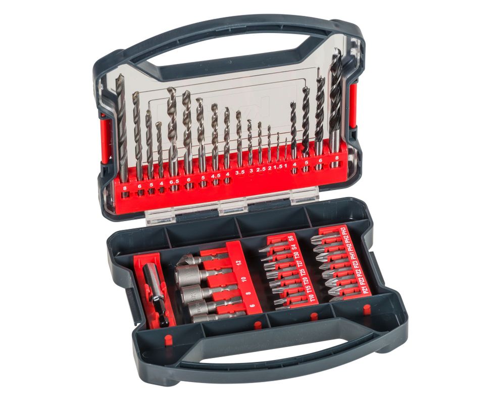 Set brocas puntas dados 41 piezas KWB.-1