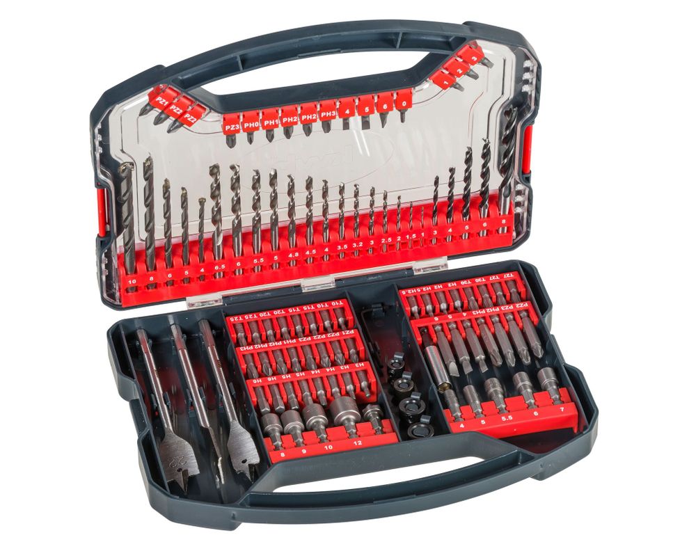 Set brocas puntas dados 101 piezas KWB.-1