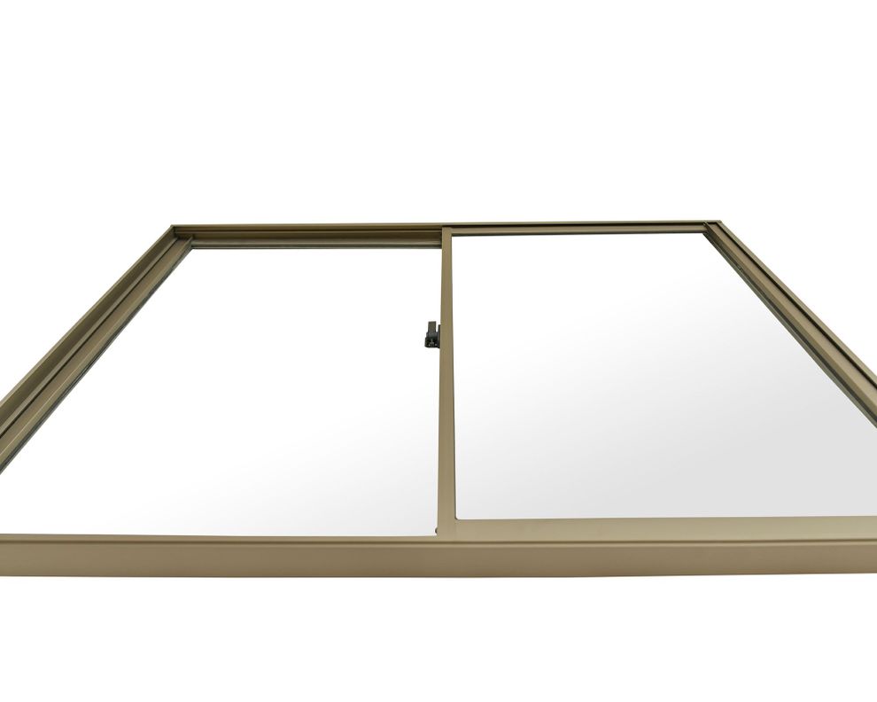 Ventana Aluminio 121x100 cm  Corredera Titanio-3