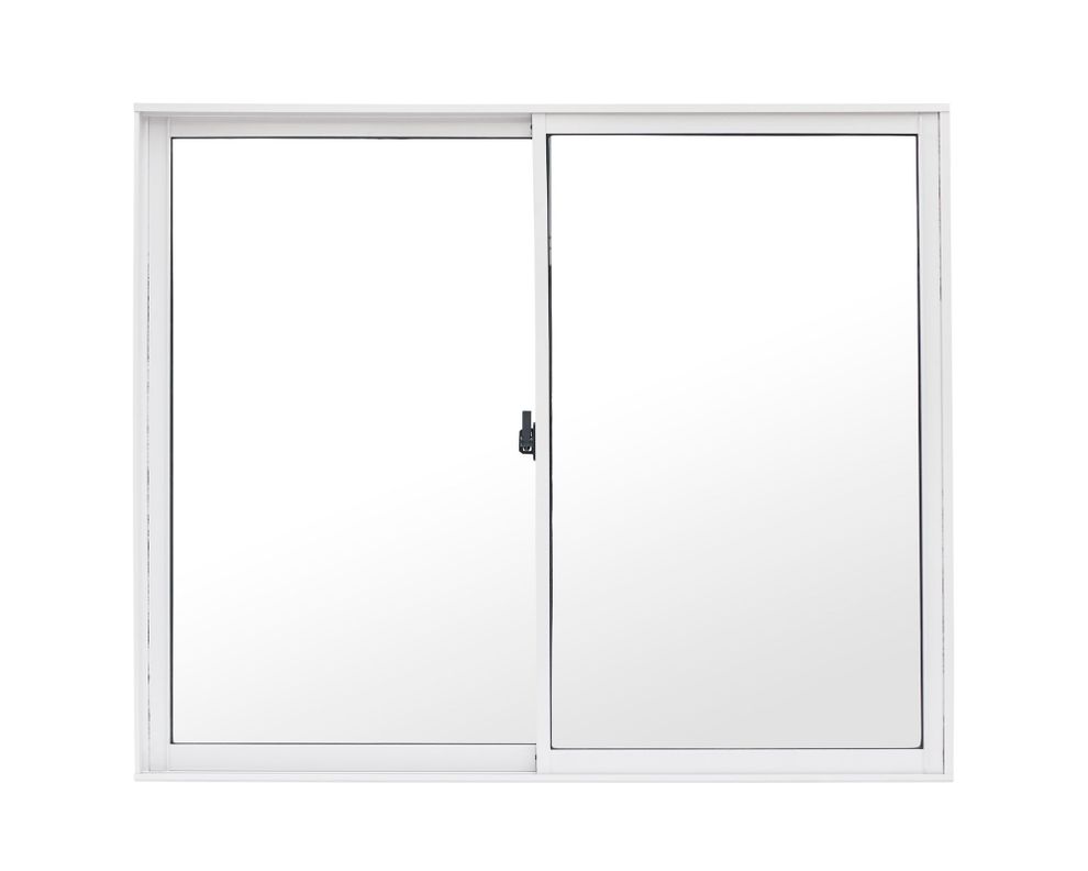 Ventana Aluminio 121x100 cm Corredera Blanca-1