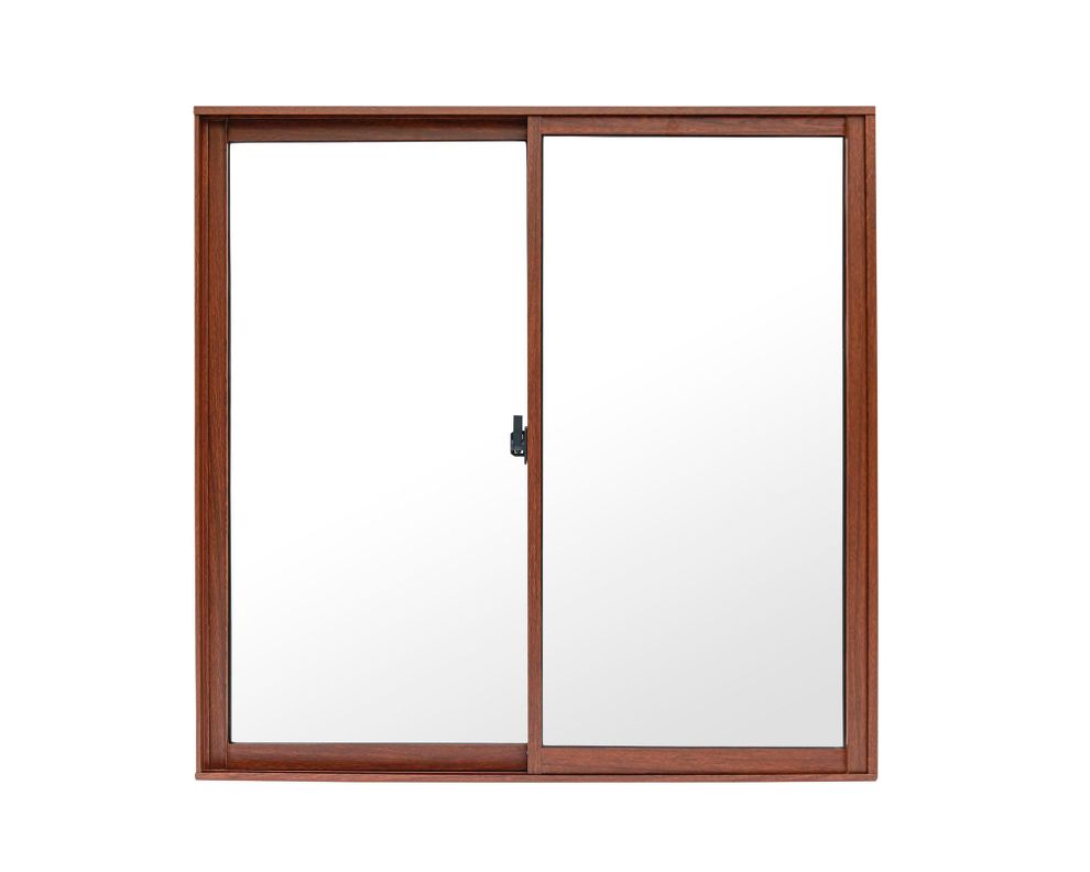 Ventana Aluminio 100x100 cm Corredera Madera-1