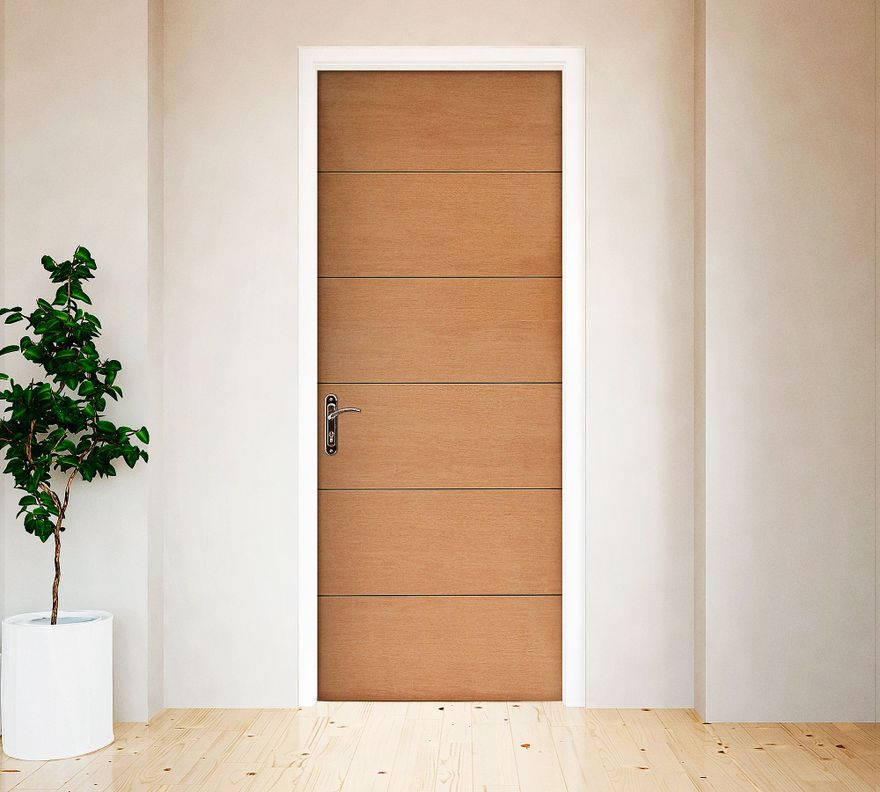 Puerta interior Milano Enchapada 75x200 cm Multimarca.-0