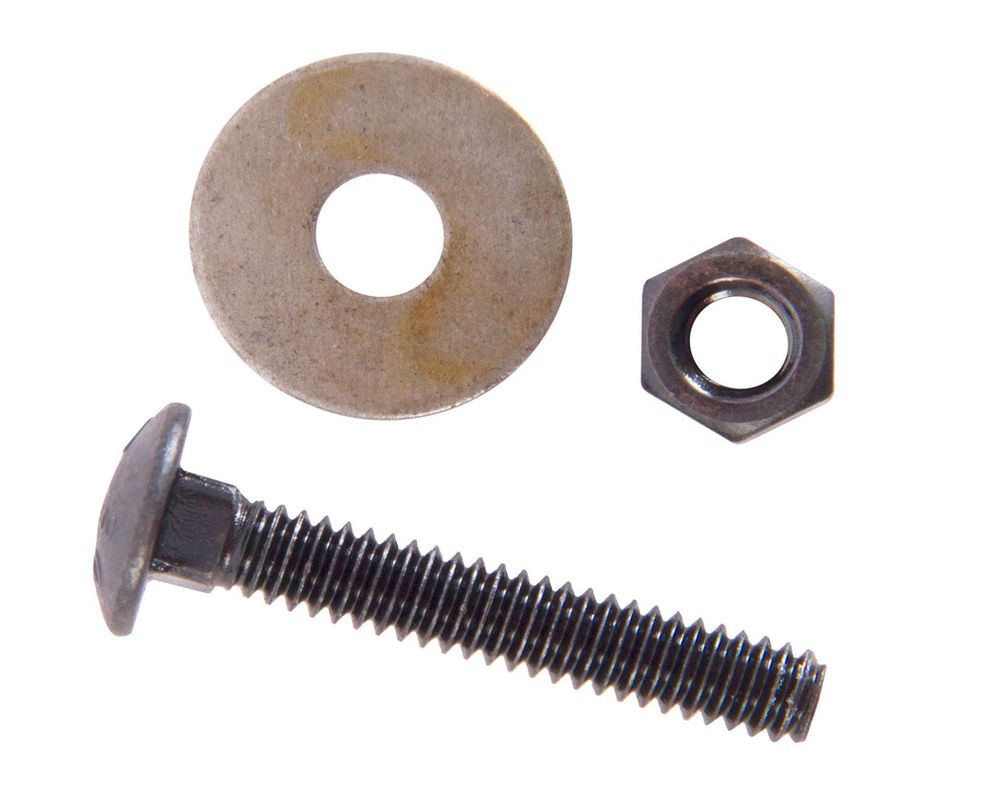 Perno 1/4 x 2'' coche tuerca + gol x25 unidades Imporper.-0