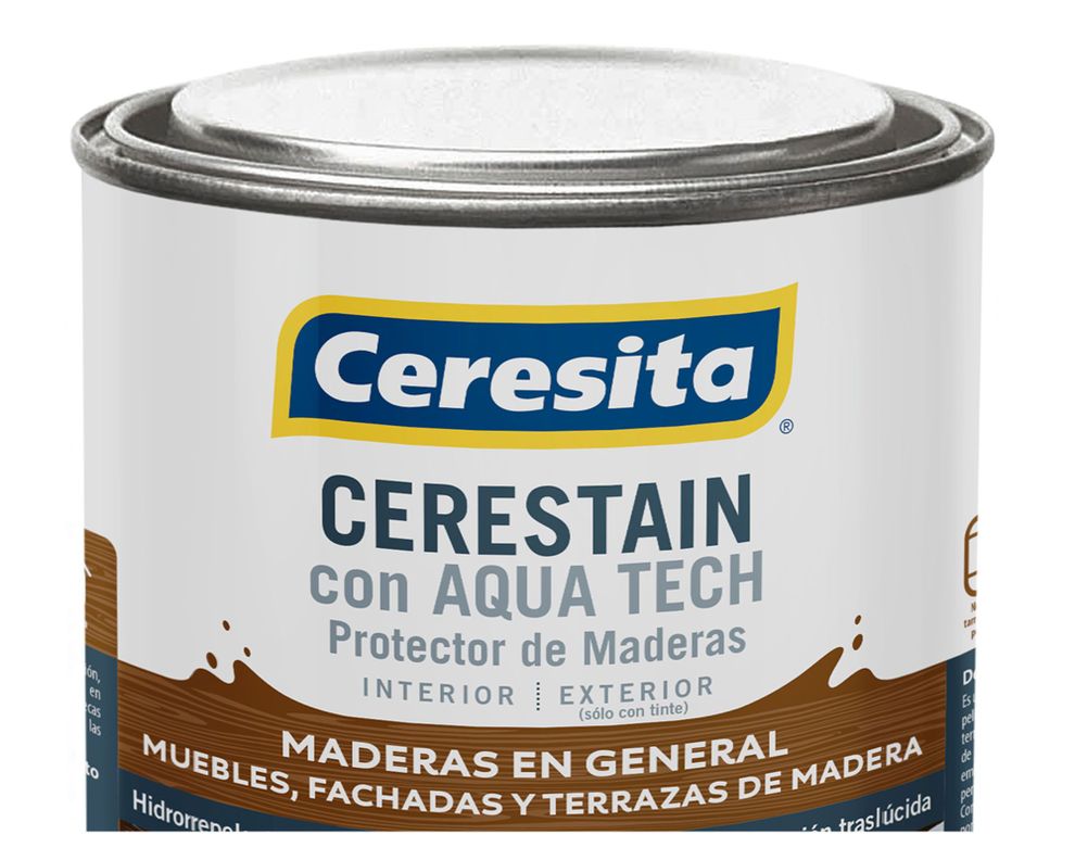 Protector de madera 1/4 galón Cereluxe Aqua Tech natural mate Ceresita-1
