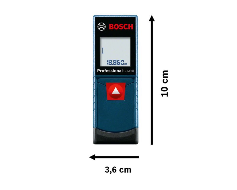 Medidor de distancia láser 20 metros GLM-20 Bosch-7