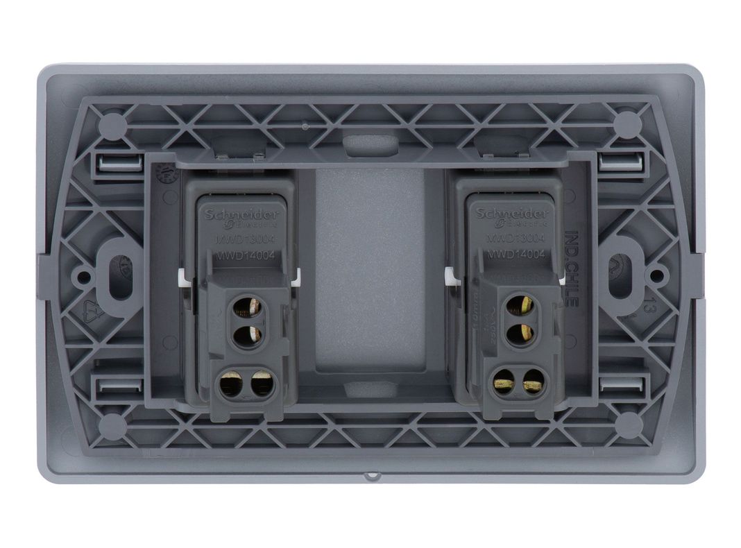 Placa armada interruptor 16A 9/15 Génesis lien Schneider-2