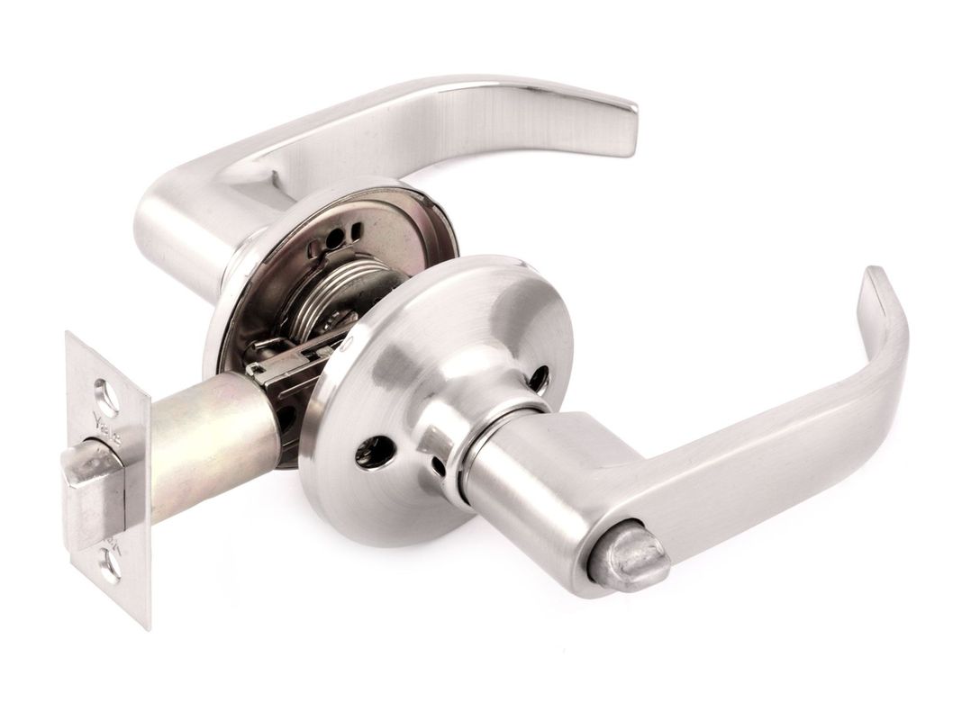 Cerradura tubular manilla baño plata Y815 Yale-1