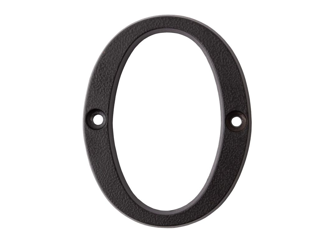 Número 0 8,5 cm Rústico negro Poli-0
