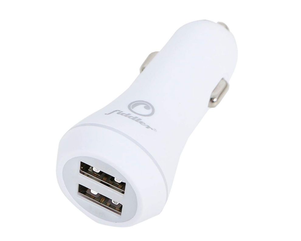 Cargador de auto USB 2 puertos FD-C004 Fiddler-0