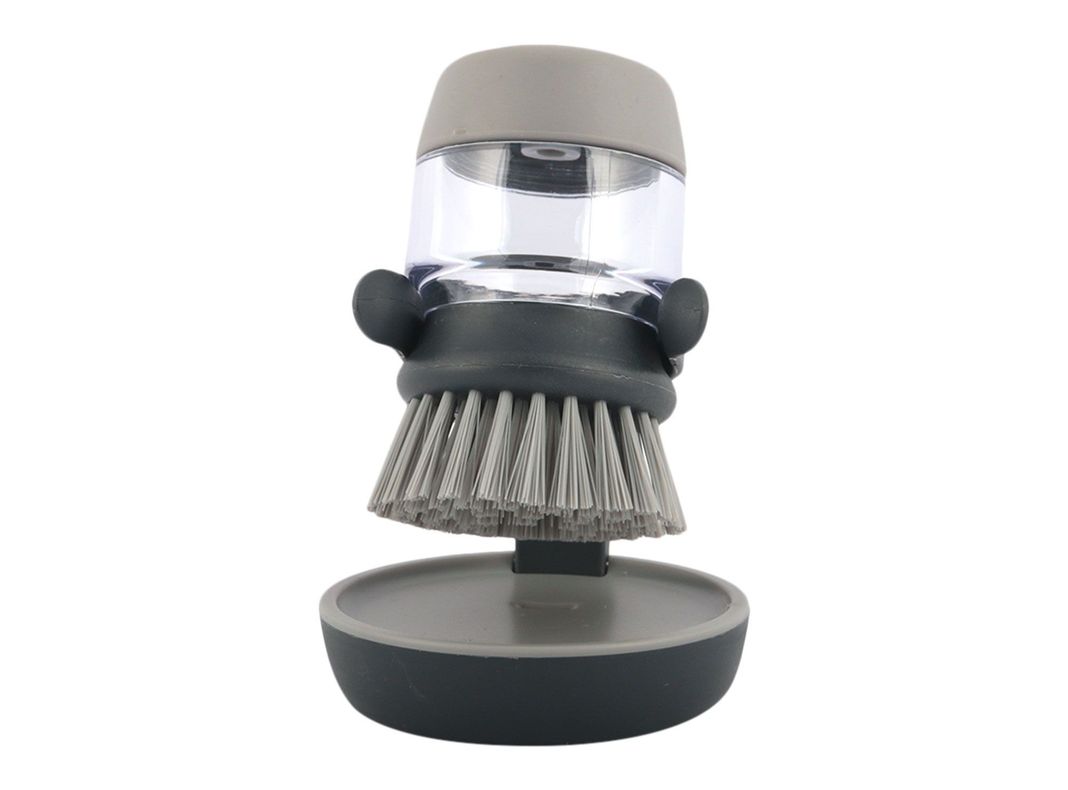 Cepillo con dispensador jabón gris Joseph Joseph-0