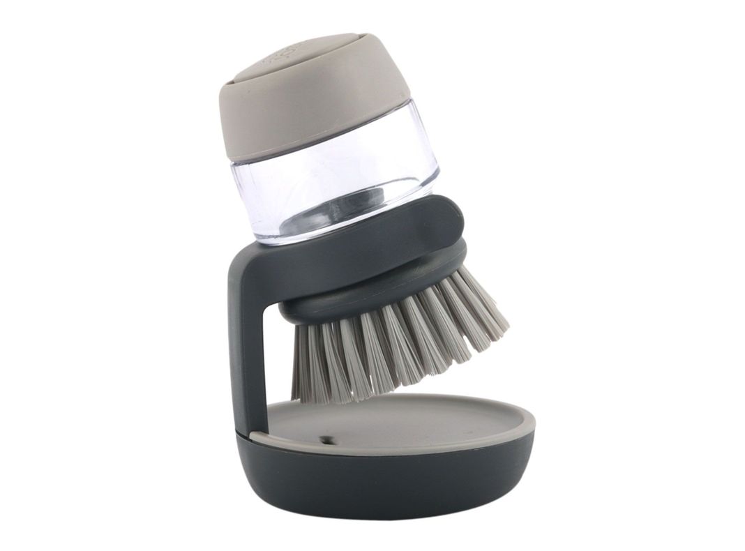 Cepillo con dispensador jabón gris Joseph Joseph-2