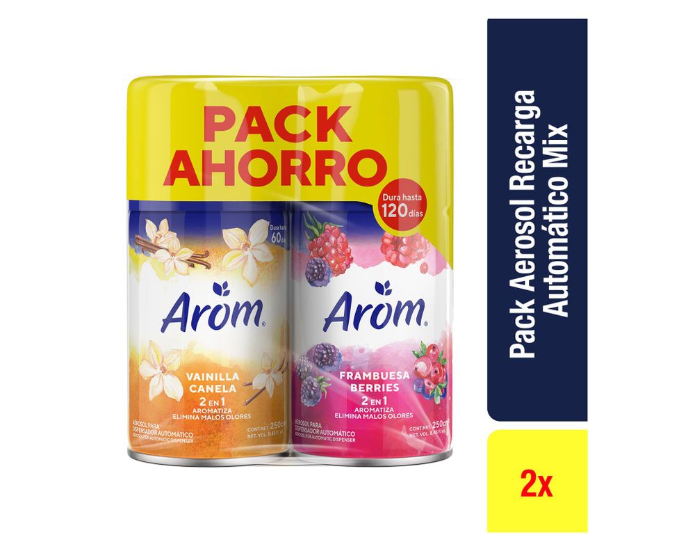 Aromatizante para dispensador 250 ml 2 unidades Arom Virginia-0