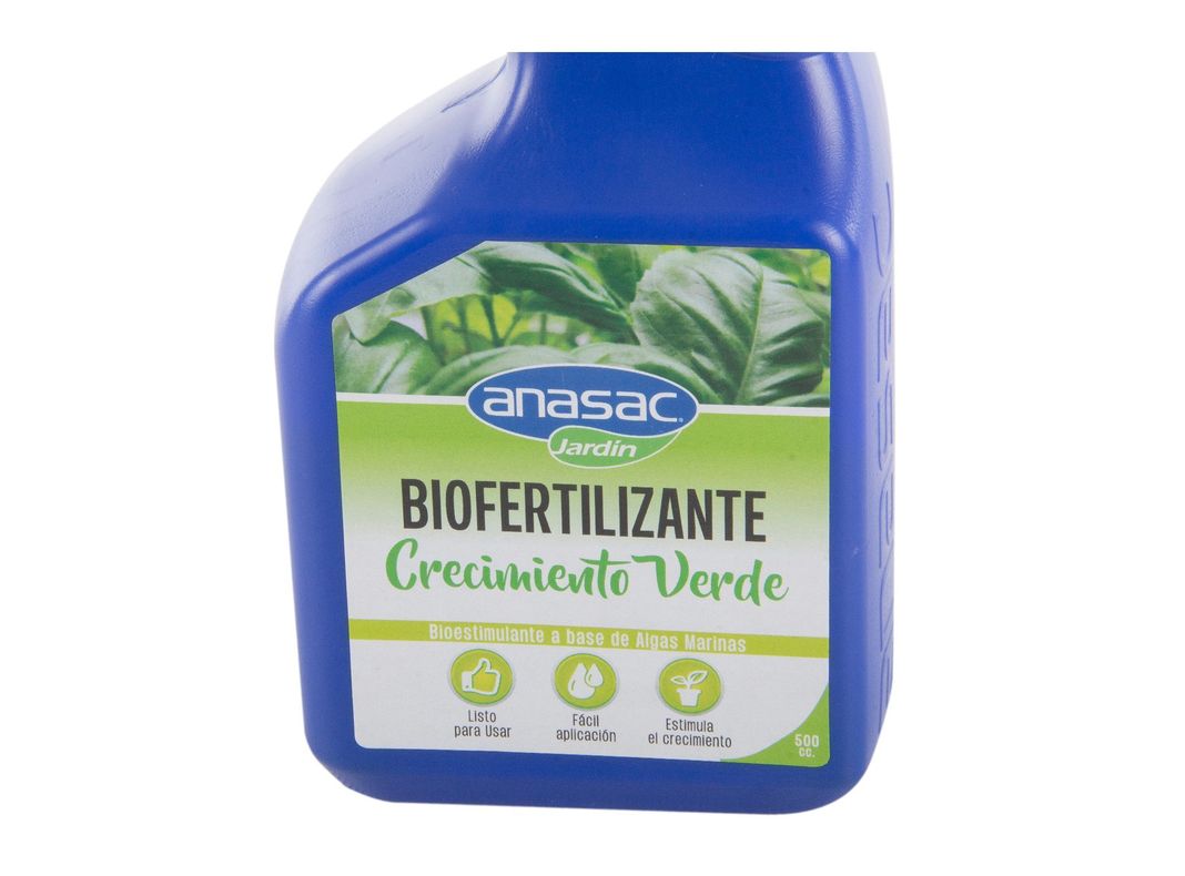 Biofertilizante natural crecimiento verde 500 ml Anasac-1