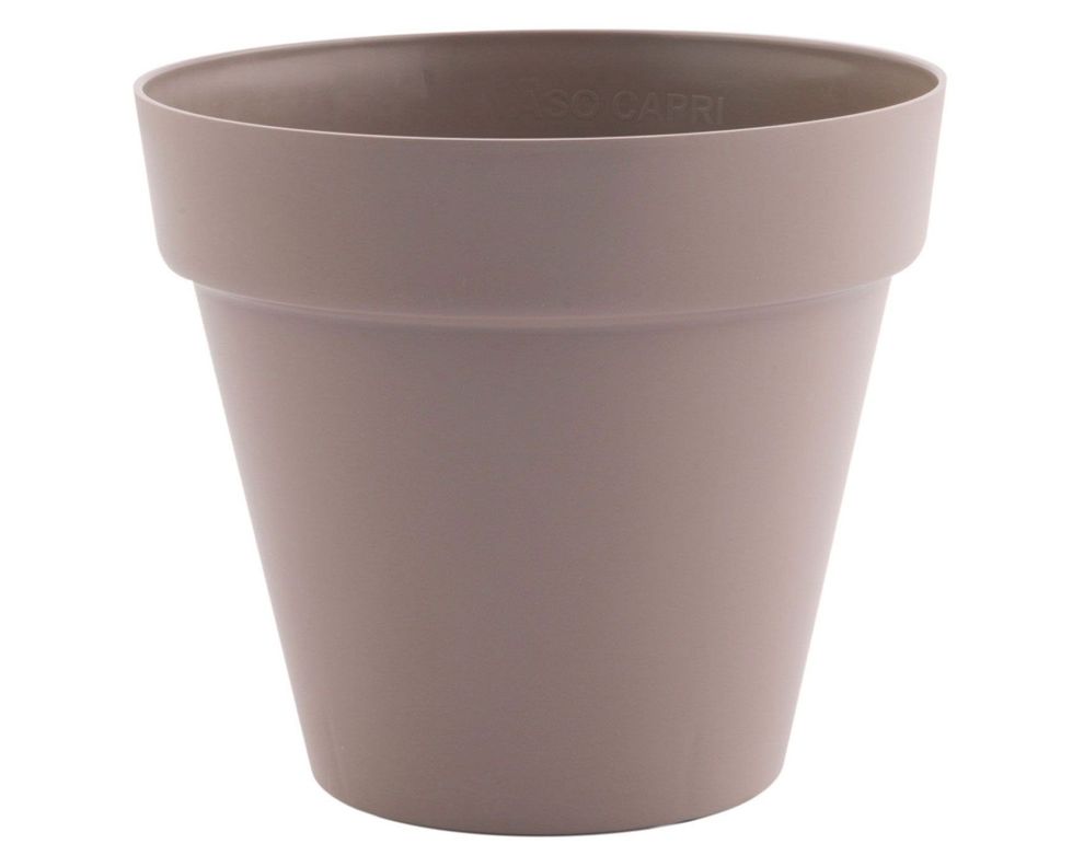 Maceta 25 cm Capri taupe-0