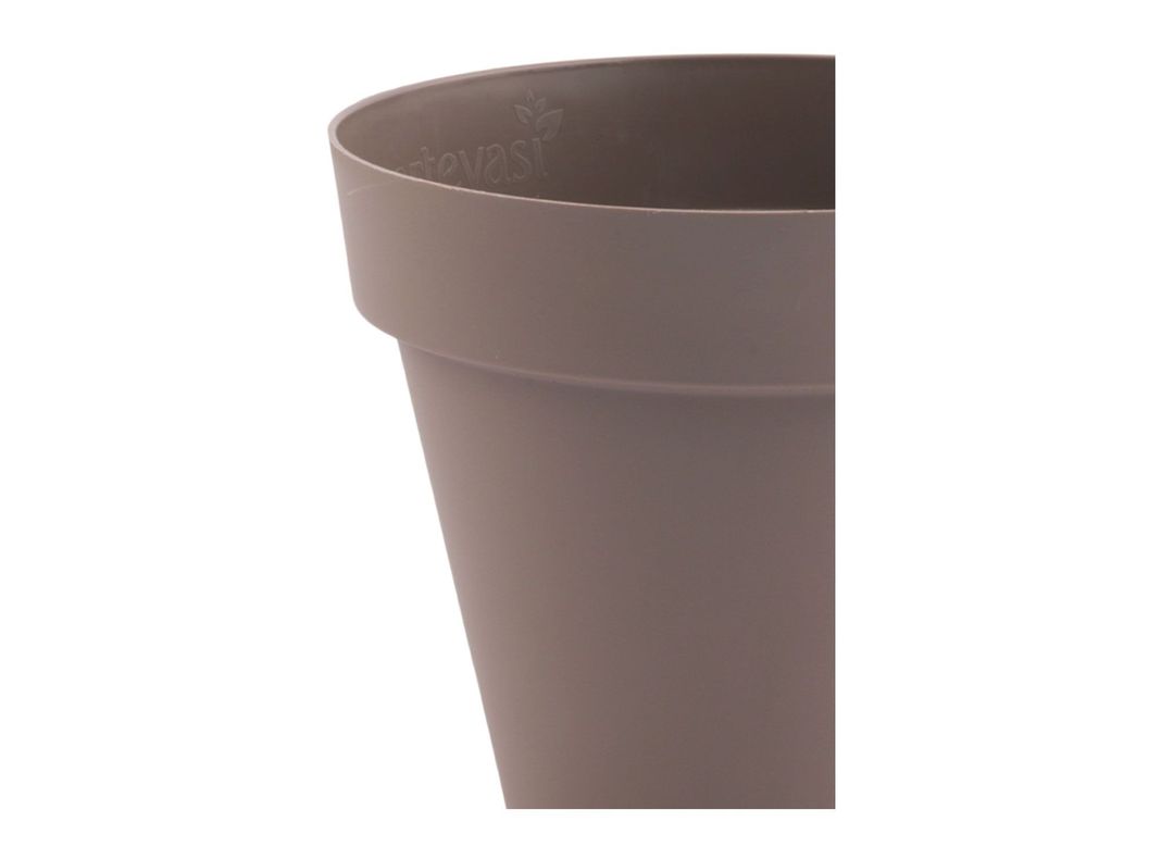 Macetero 14 cm Capri taupe Outzen-1