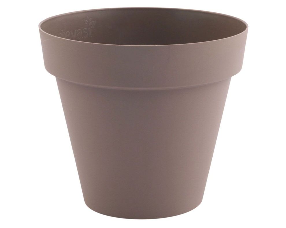 Macetero 14 cm Capri taupe Outzen-0