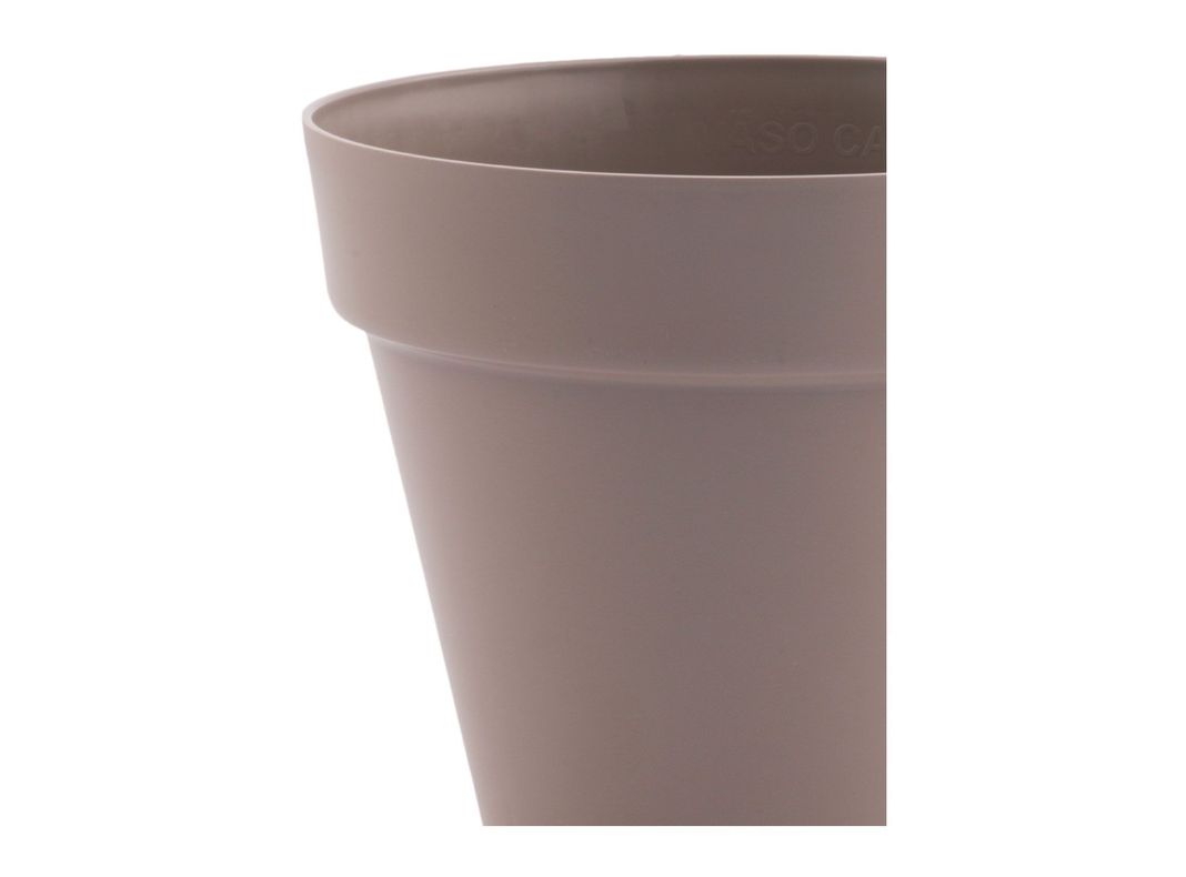 Macetero 16 cm Capri taupe Outzen-1