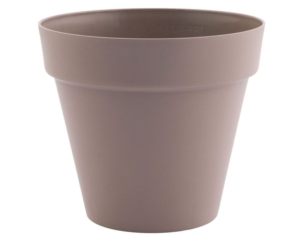 Macetero 20 cm Capri taupe Outzen-0