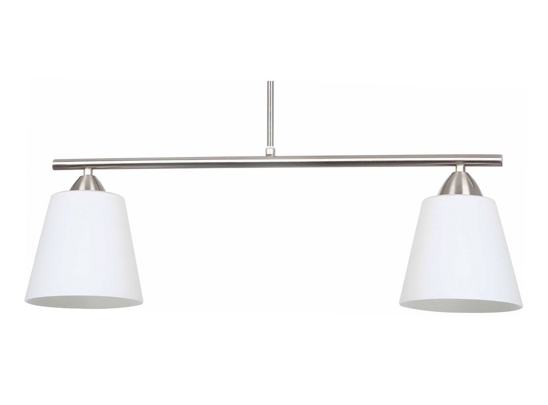 Lámpara colgar 2L E27 Luisa blanco Concept Lighting-0