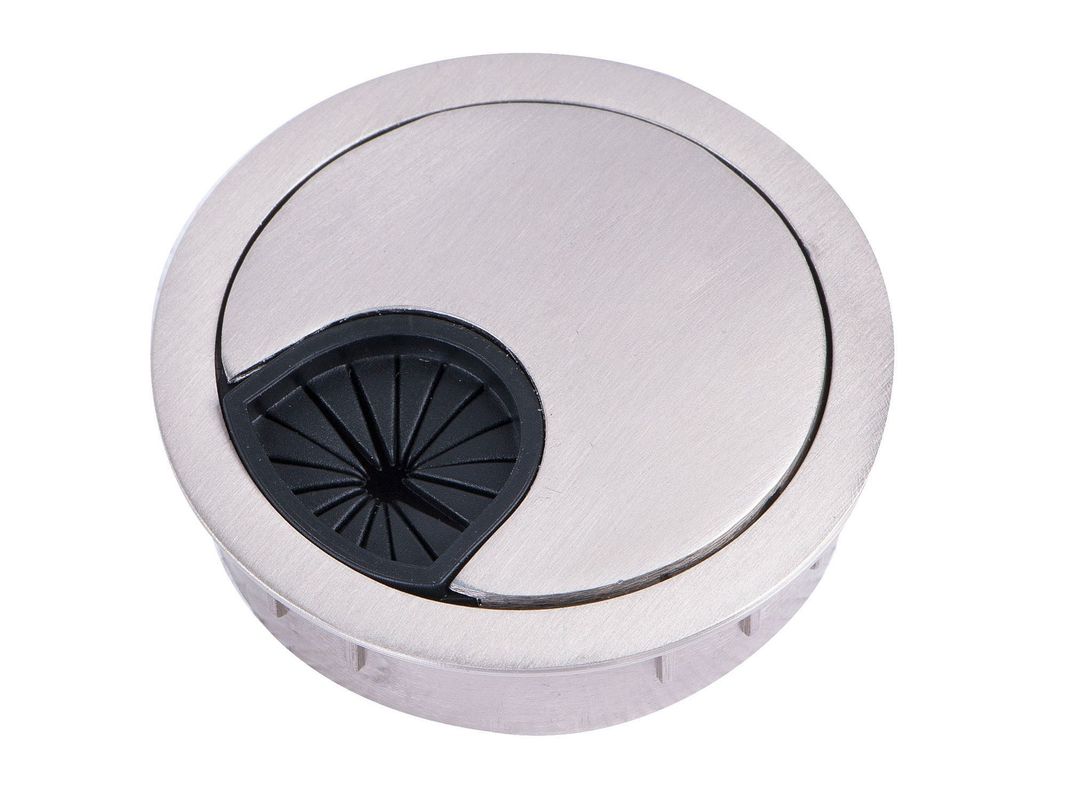 Pasacable 55mm fijación rotatoria metálico níquel Dvp-0