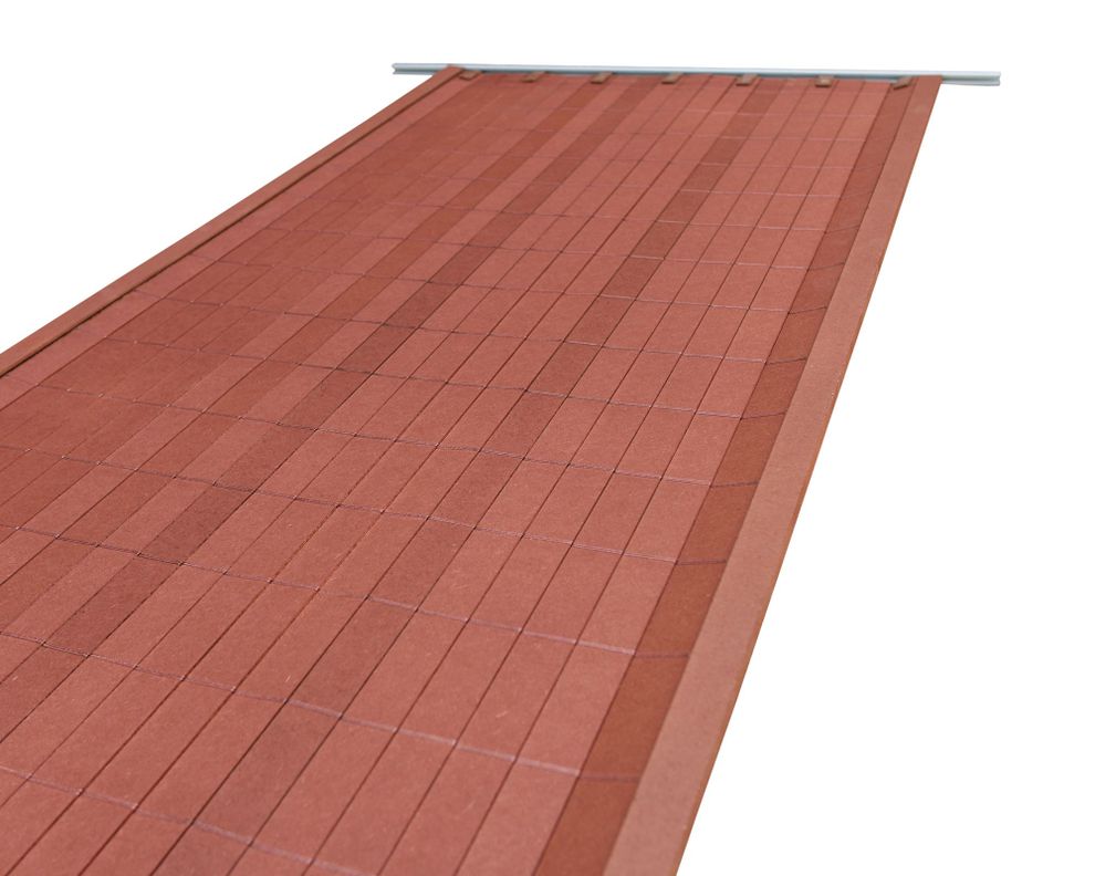Puerta Plegable MDF Marrón 90x200 cm Termosole.-3