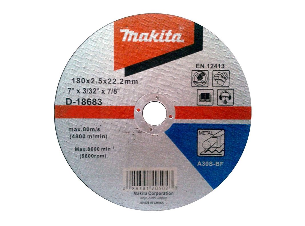 Disco corte metal 7" D-18683 recto Makita-0