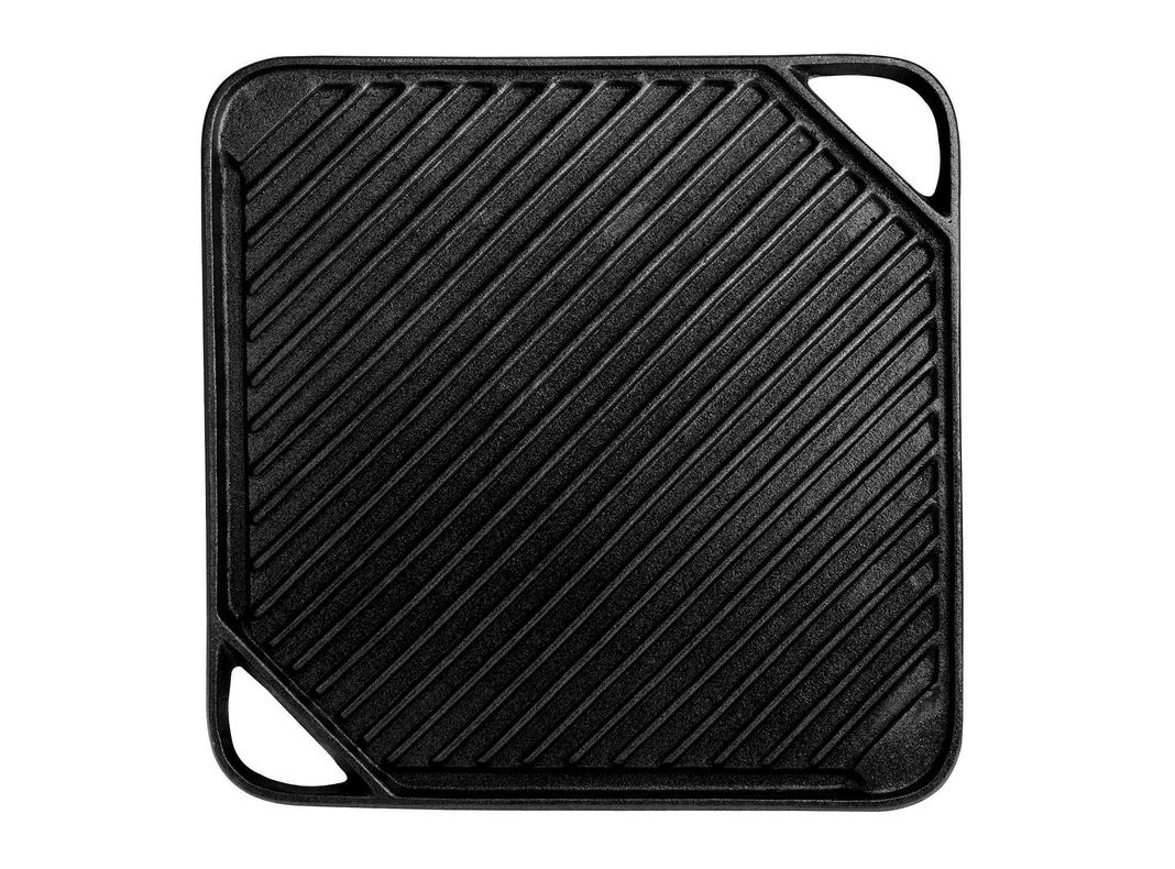 Plancha parrillera hierro fundido cuadrada Beef Maker