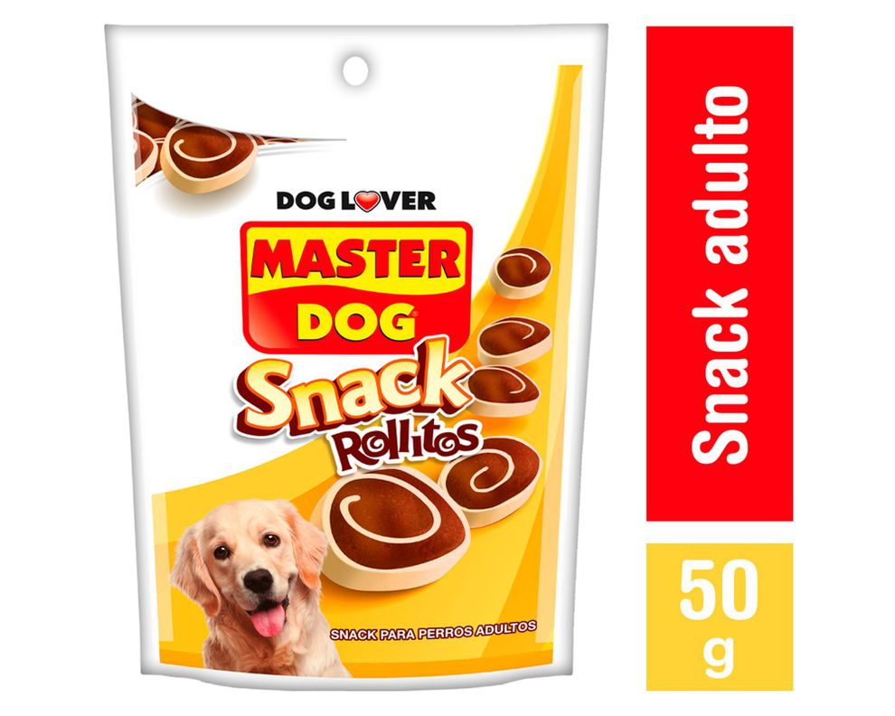 Snack perro adulto 50 gr Rollitos Master Dog-1