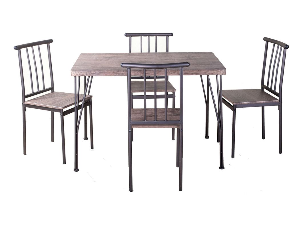 Comedor 4 sillas Amalio café M+Design-1