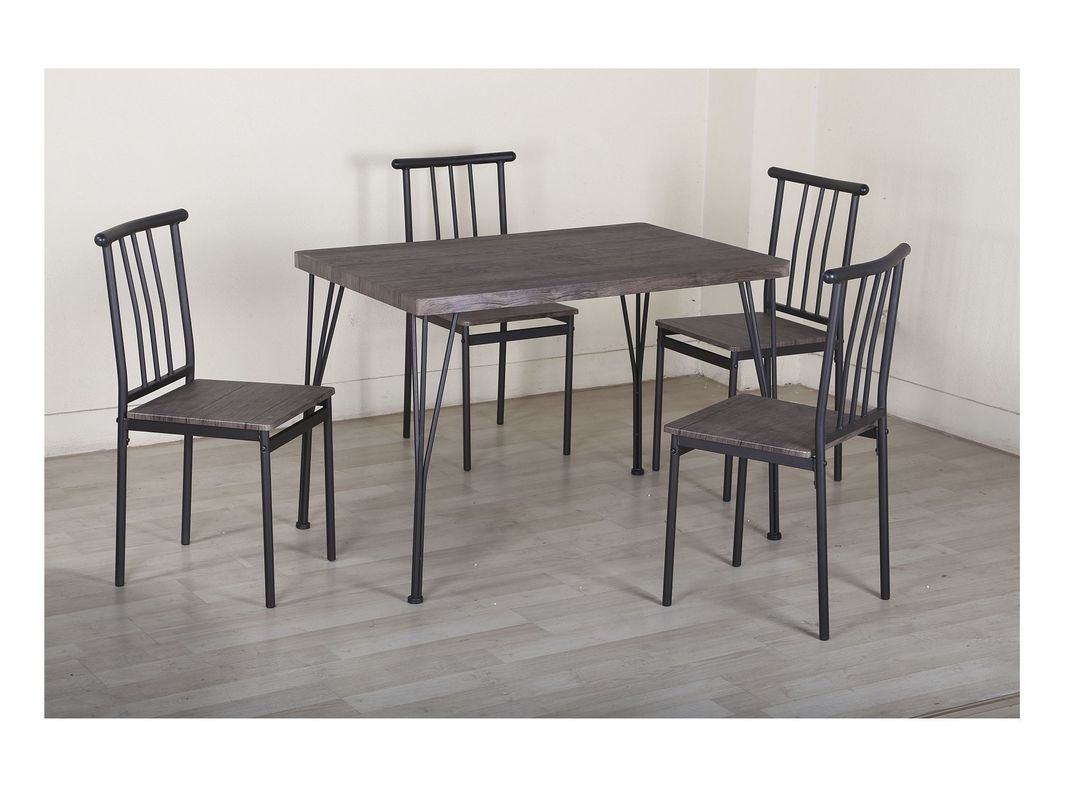 Comedor 4 sillas Amalio café M+Design-9