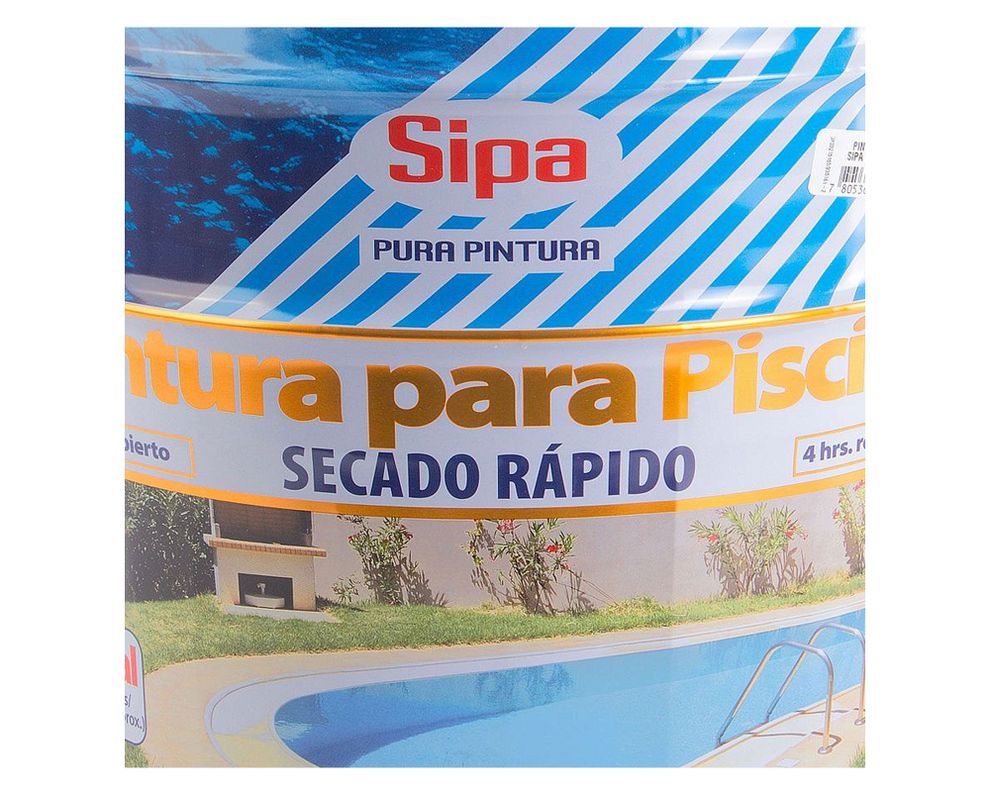 Pintura para piscina 1 tineta azul Sipa-1