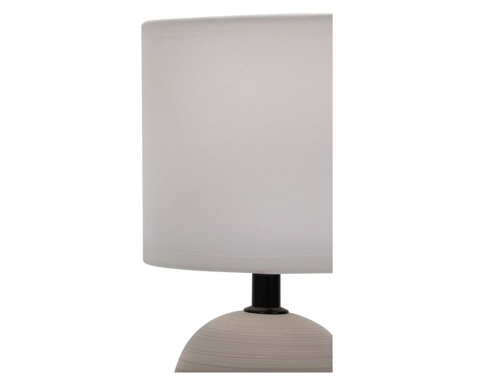 Lámpara sobremesa 1L E27 concreto beige Abitare-2