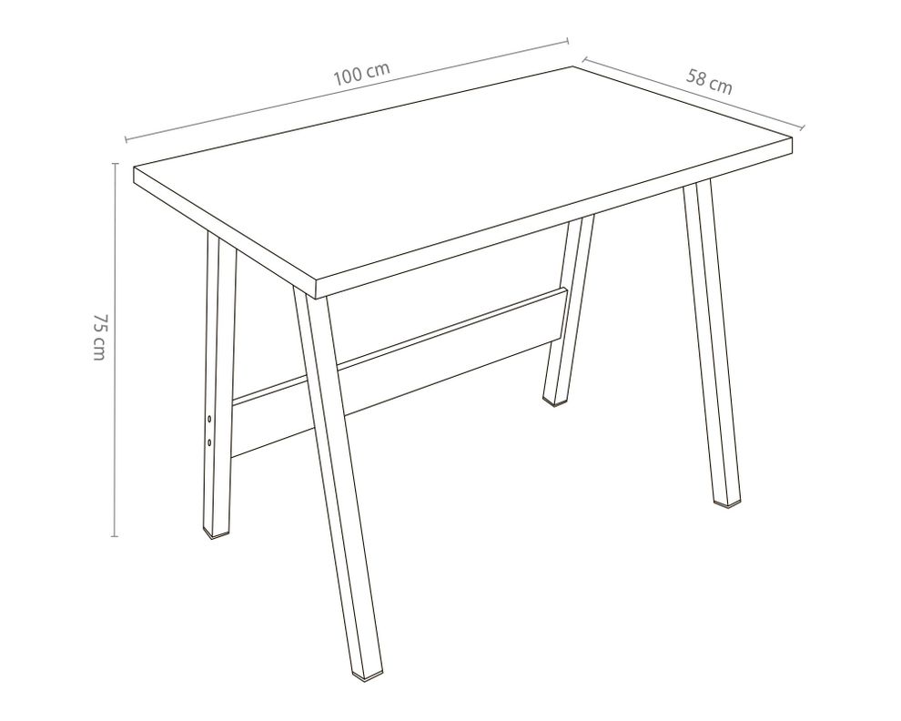 Escritorio Eve blanco/natural M+Design-3