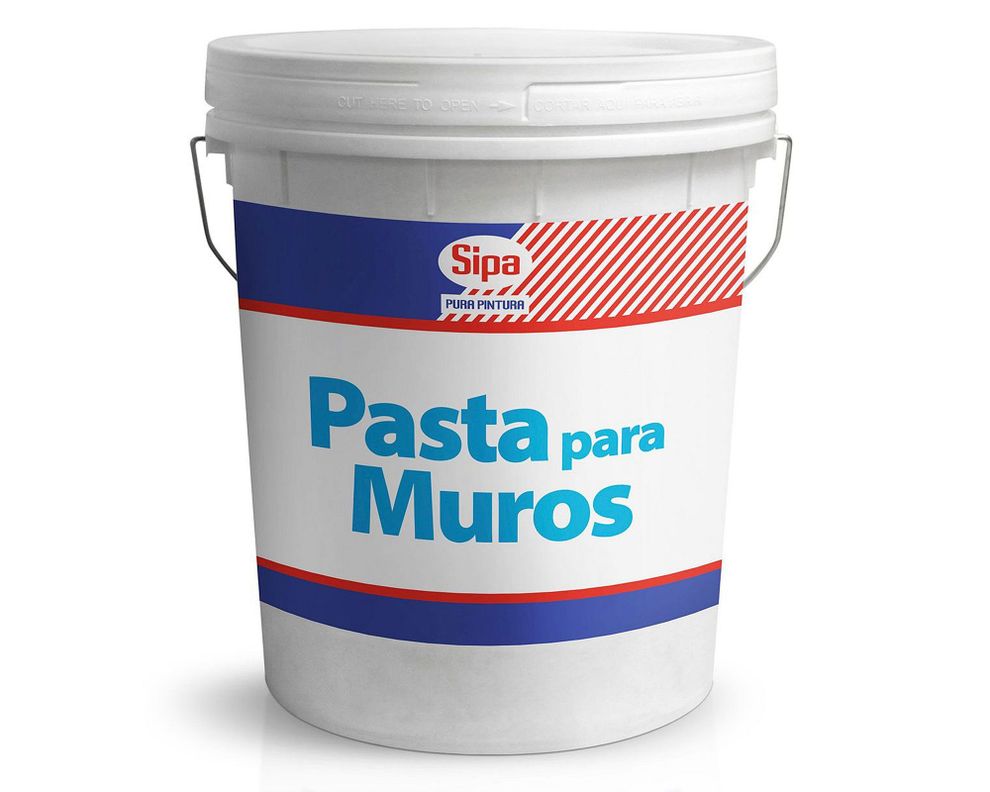 Pasta muro 1 tineta Exterior blanco Sipa