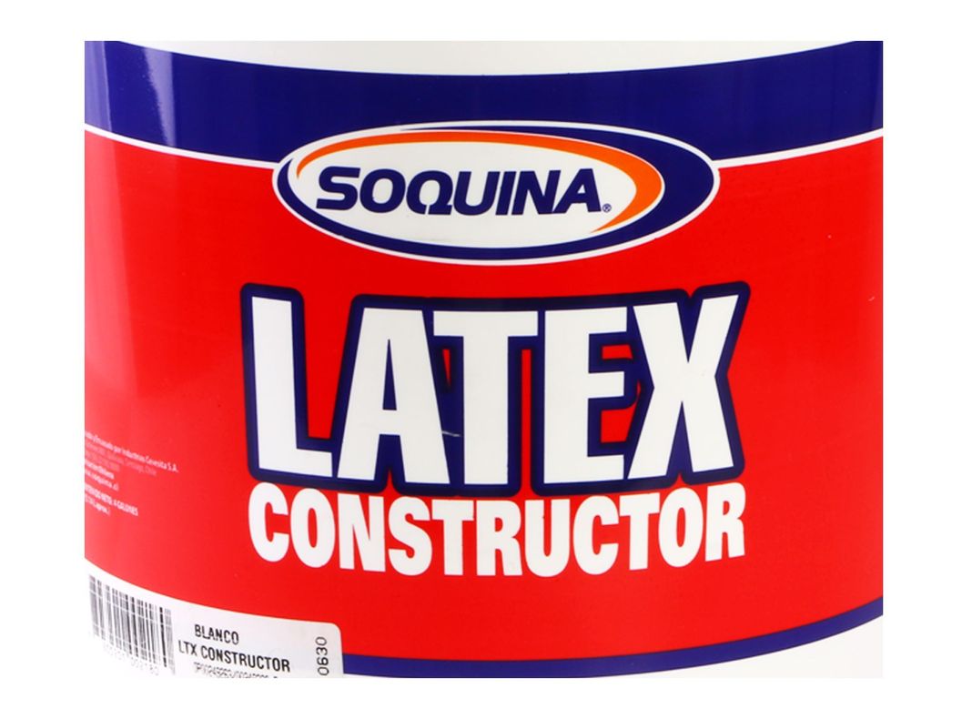 Látex 1 tineta Constructor blanco Soquina-1