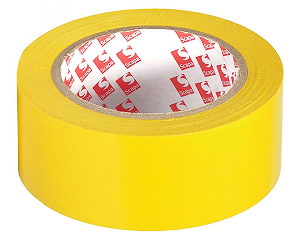 Cinta demarcadora 50mm x 33m amarillo Alte-0