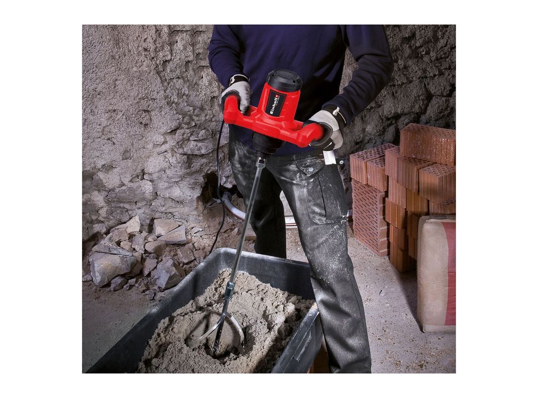 Mezclador cemento y pintura 1200W TC-MX 1200 E Einhell-6