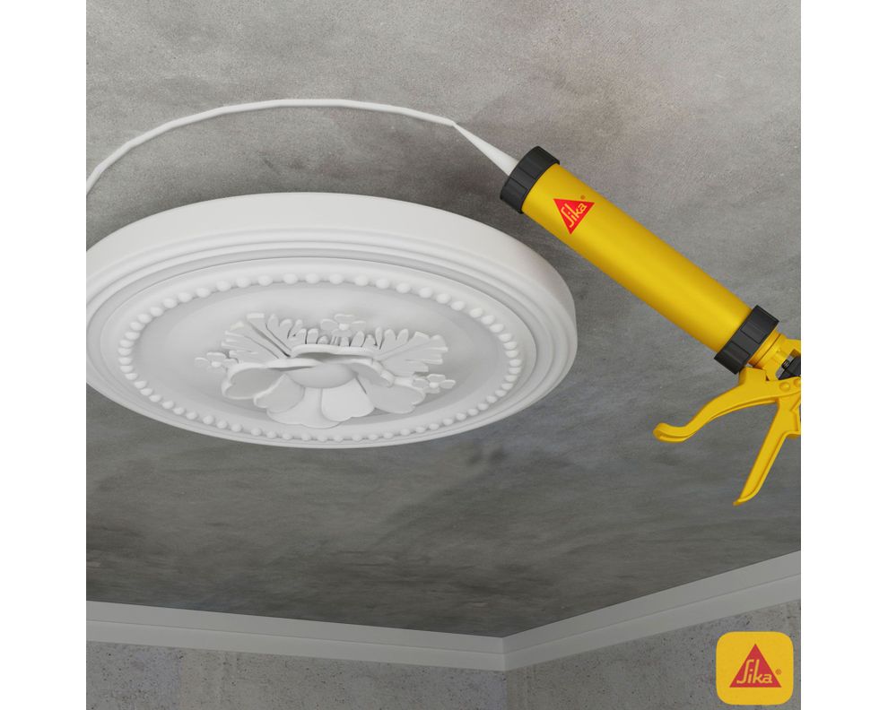 Adhesivo de montaje 300 ml Sikabond blanco Sika-4